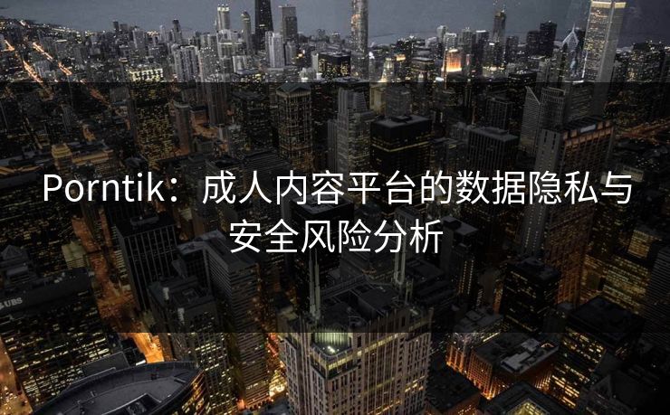 Porntik:成人内容平台的数据隐私与安全风险分析