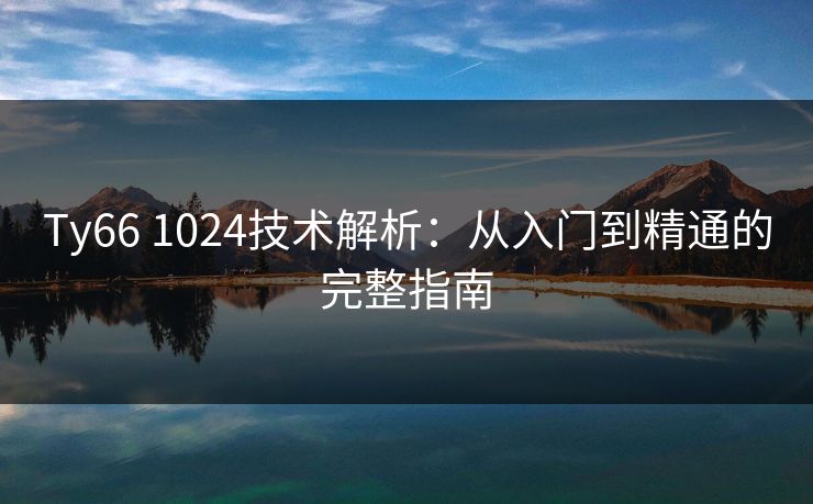 Ty66 1024技术解析:从入门到精通的完整指南